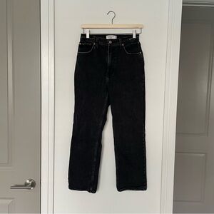A&F • the ankle straight ultra high rise curve love jeans
